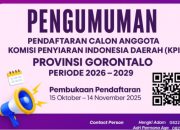 Timsel KPID Gorontalo Buka Pendaftaran 2026–2029: Saatnya Anak Muda Ambil Peran di Dunia Penyiaran.(Foto : Istimewa)
