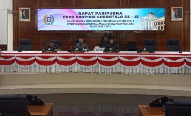 Rapat Paripurna DPRD Provinsi Gorontalo