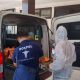 Situasi Kompartemen Dokpol RS Bhayangkara, Kota Surabaya.(Foto: Esti Widiyana/detikJatim)