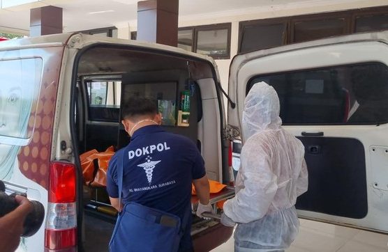 Situasi Kompartemen Dokpol RS Bhayangkara, Kota Surabaya.(Foto: Esti Widiyana/detikJatim)