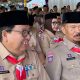 Ketua DPRD Provinsi Gorontalo, Idrus M.T. Mopili saat menghadiri pembukaan Peran Saka yang digelar di Bumi Perkemahan Bongohulawa, Kecamatan Limboto, Kabupaten Gorontalo, Senin (3/11/2025). (Foto : Dok. HUMAS DPRD)