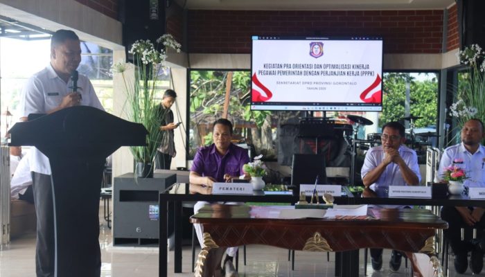 Sudarman Samad Tekankan Integritas ASN pada Pra Orientasi PPPK DPRD Provinsi Gorontalo