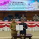 DPRD Provinsi Gorontalo sahkan perubahan SOTK.(Foto : Penagar.id/Abdulharis Kune)