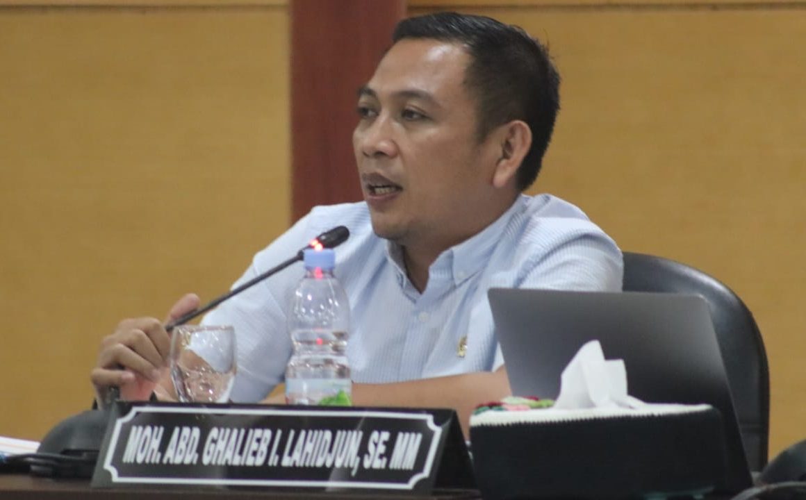 Anggota Komisi IV DPRD Provinsi Gorontalo, Ghalib Lahidjun.(Dok. Ist.)