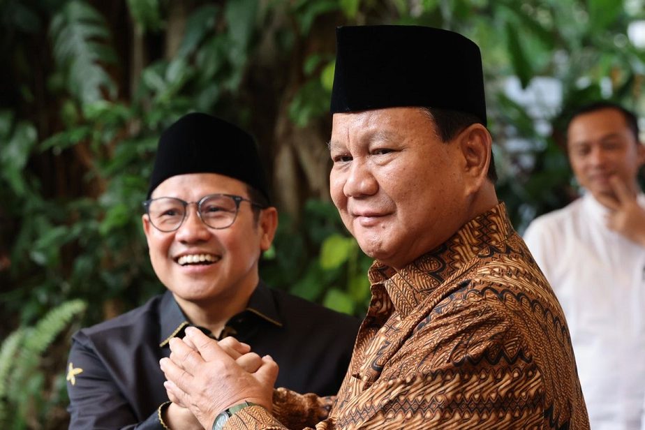 Menteri Koordinator Bidang Pemberdayaan Masyarakat, Muhaimin Iskandar atau Cak Imin bersama Presiden Prabowo Subianto.(Foto : Dok. Ist.)