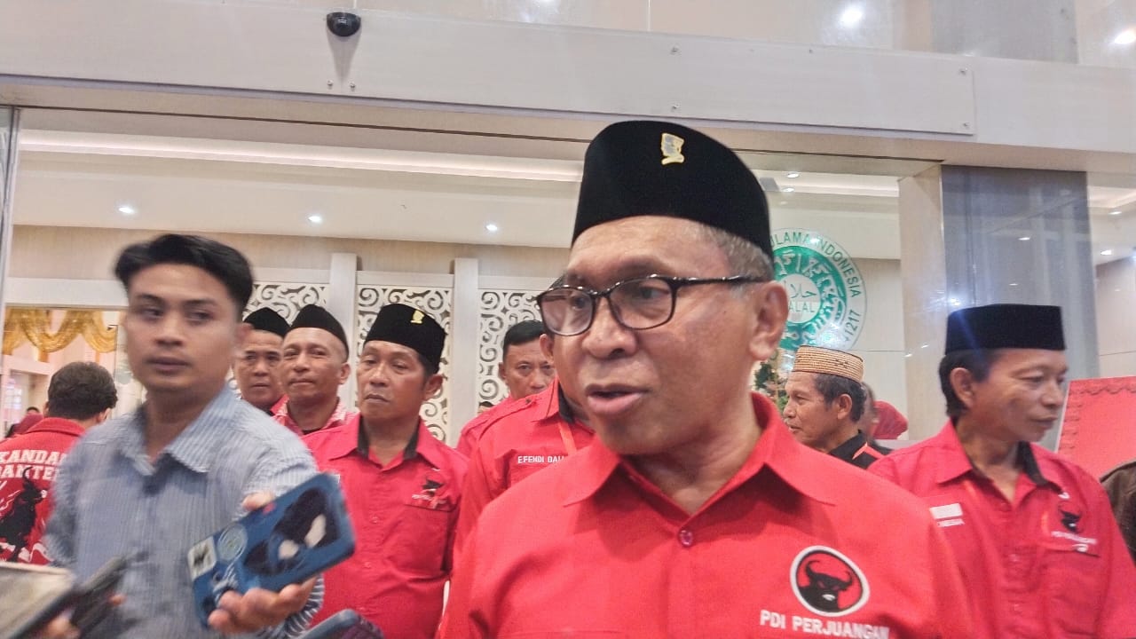 Ketua DPD PDI Perjuangan Gorontalo, La Ode Haimudin. (Foto Penagar.id Sucipto Mokodompis)