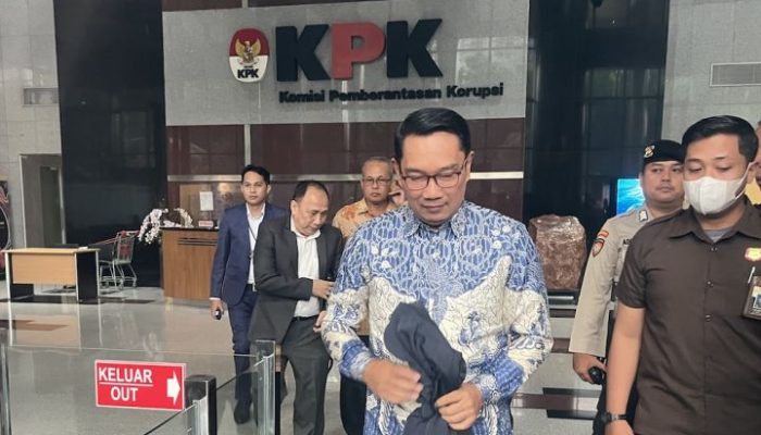 Ridwan Kamil Mengaku Lega Usai Diperiksa KPK