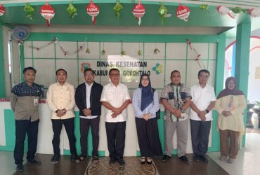 Pimpinan dan anggota Komisi IV DPRD Provinsi Gorontalo melakukan inspeksi langsung ke Dinas Kesehatan Kabupaten Gorontalo pada Jumat (20/2/2026).(Foto : Dok. HUMAS DPRD)