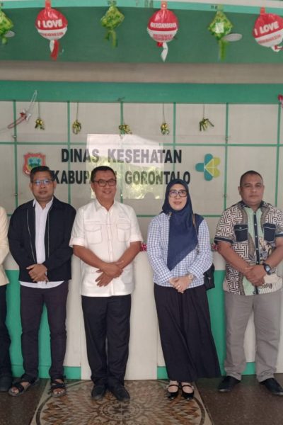 Pimpinan dan anggota Komisi IV DPRD Provinsi Gorontalo melakukan inspeksi langsung ke Dinas Kesehatan Kabupaten Gorontalo pada Jumat (20/2/2026).(Foto : Dok. HUMAS DPRD)