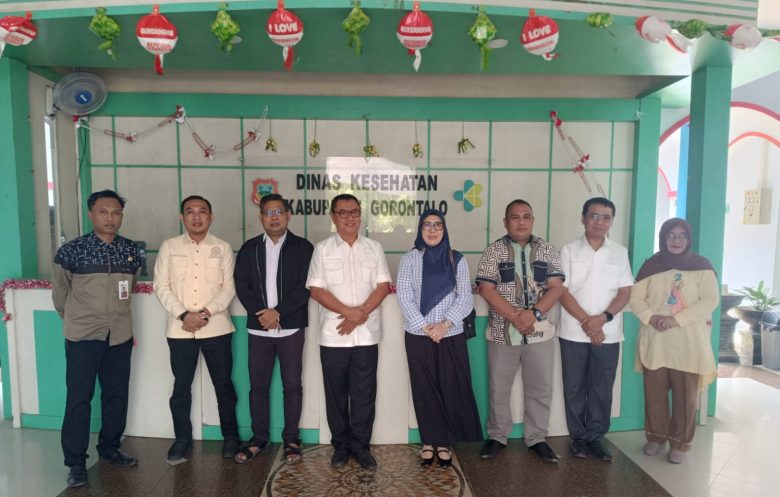 Pimpinan dan anggota Komisi IV DPRD Provinsi Gorontalo melakukan inspeksi langsung ke Dinas Kesehatan Kabupaten Gorontalo pada Jumat (20/2/2026).(Foto : Dok. HUMAS DPRD)