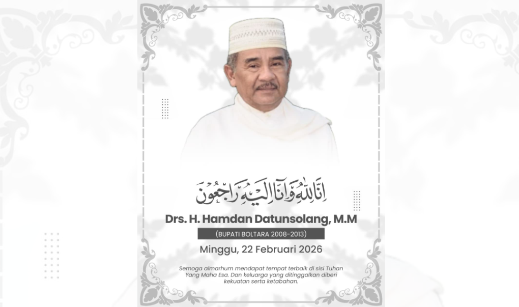 Almarhum Drs. H. Hamdan Datunsolang.(Foto : Dok. Ist.)