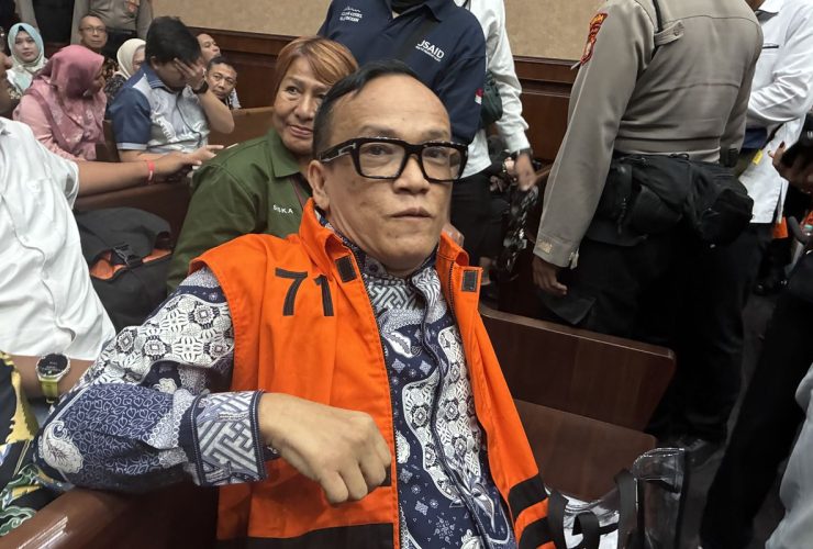 Eks Wamenaker Immanuel Ebenezer alias Noel.(Foto : KOMPAS.com/HARYANTI PUSPA SARI)