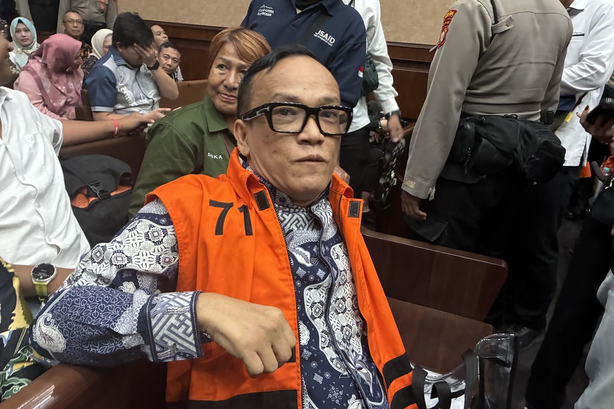 Eks Wamenaker Immanuel Ebenezer alias Noel.(Foto : KOMPAS.com/HARYANTI PUSPA SARI)
