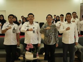 Imigrasi Kelas I TPI Gorontalo menggelar Pelatihan Budaya Pelayanan Prima bagi seluruh pegawai dengan menghadirkan BRI Cabang Gorontalo sebagai pemateri, Rabu (4/3/2026).(Foto : Dok. Imigrasi Gorontalo)