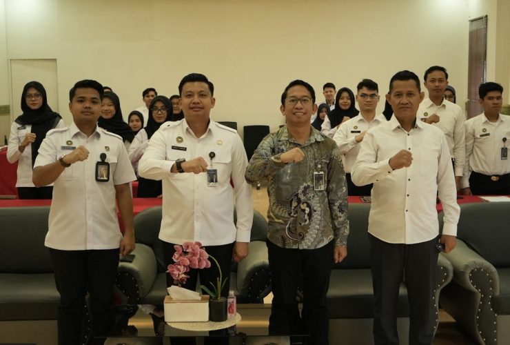 Imigrasi Kelas I TPI Gorontalo menggelar Pelatihan Budaya Pelayanan Prima bagi seluruh pegawai dengan menghadirkan BRI Cabang Gorontalo sebagai pemateri, Rabu (4/3/2026).(Foto : Dok. Imigrasi Gorontalo)