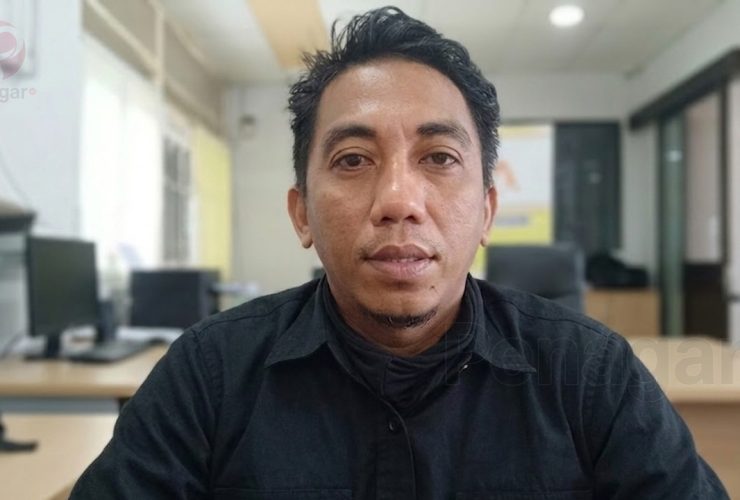 Ketua Lembaga Swadaya Masyarakat (LSM) Green Leave, Anto Margarito. (Foto : Penagar.id/Iwan Mokodompis)