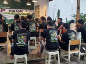 Suasana sosialisasi BPJS Ketenagakerjaan bagi para driver yang digelar Aliansi Driver Online Gorontalo pada Rabu (13/05/2026). (Foto : Dok. Ist.)