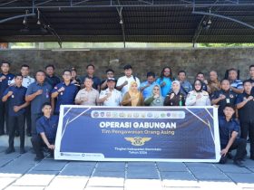 Imigrasi Gorontalo inisiasi Operasi Gabungan untuk kedaulatan, khususnya di Provinsi Gorontalo pasca berlakunya KUHP Nasional sebagai Paradigma Baru Penegakan Hukum Keimigrasian. (Foto : Dok. Imigrasi)