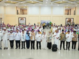 Imigrasi Gorontalo memperkuat layanan keberangkatan jamaah haji 2026 melalui optimalisasi skema Mecca Route guna mendukung proses perjalanan yang lebih cepat, tertib, dan nyaman bagi jamaah. (Foto : Dok. Imigrasi)