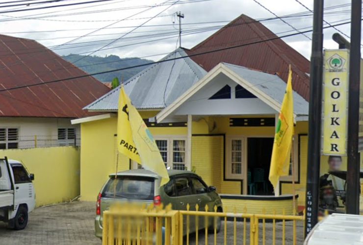 Bangunan rumah warga yang berlokasi di Jalan Diponegoro, Kelurahan Limba B, Kota Gorontalo yang pernah menjadi Sekretariat DPD II Golkar Kota Gorontalo./Penagar.id