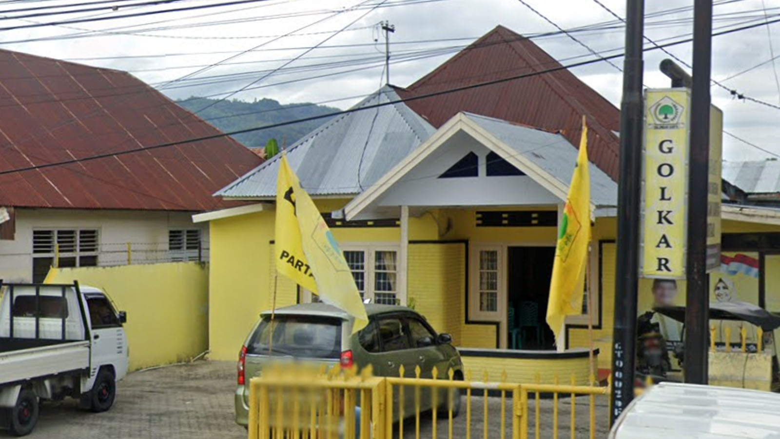 Bangunan rumah warga yang berlokasi di Jalan Diponegoro, Kelurahan Limba B, Kota Gorontalo yang pernah menjadi Sekretariat DPD II Golkar Kota Gorontalo./Penagar.id