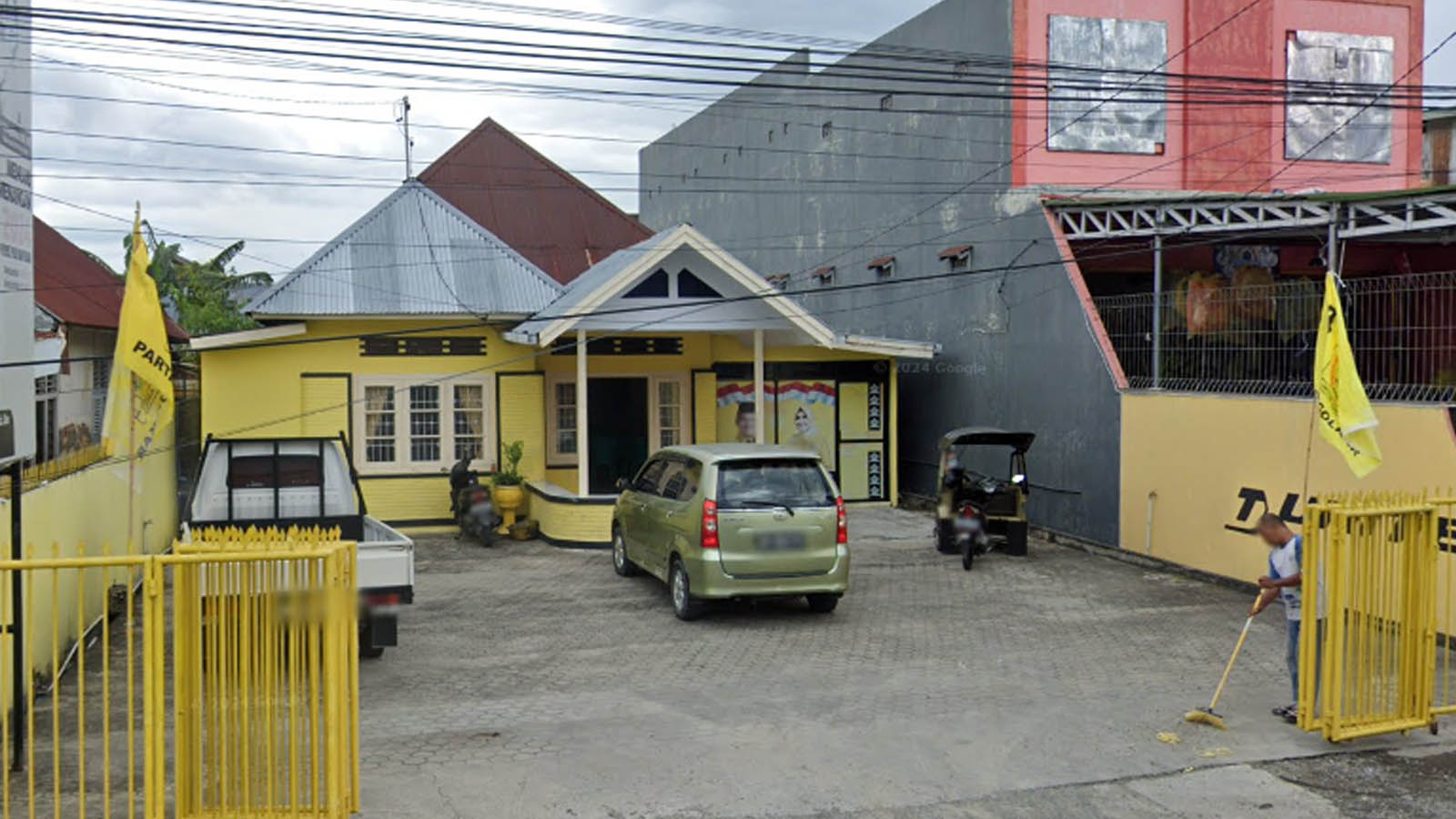 Bangunan rumah warga yang berlokasi di Jalan Diponegoro, Kelurahan Limba B, Kota Gorontalo yang pernah menjadi Sekretariat DPD II Golkar Kota Gorontalo./Penagar.id