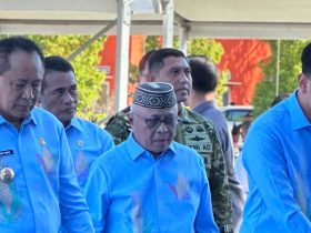 Wapres Gibran, Mentan Amran, Gubernur Gorontalo Gusnar Ismail bersama pejabat pusat dan daerah hadir di PENAS XVII. Kehadiran tokoh nasional ini dinilai jadi kebanggaan masyarakat Gorontalo. /Penagar.id