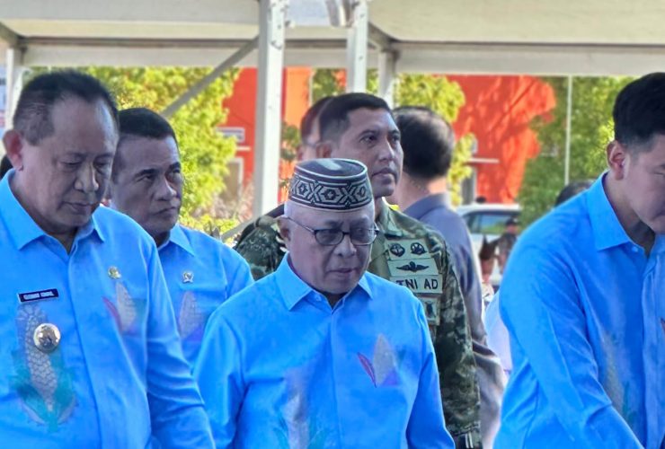 Wapres Gibran, Mentan Amran, Gubernur Gorontalo Gusnar Ismail bersama pejabat pusat dan daerah hadir di PENAS XVII. Kehadiran tokoh nasional ini dinilai jadi kebanggaan masyarakat Gorontalo. /Penagar.id