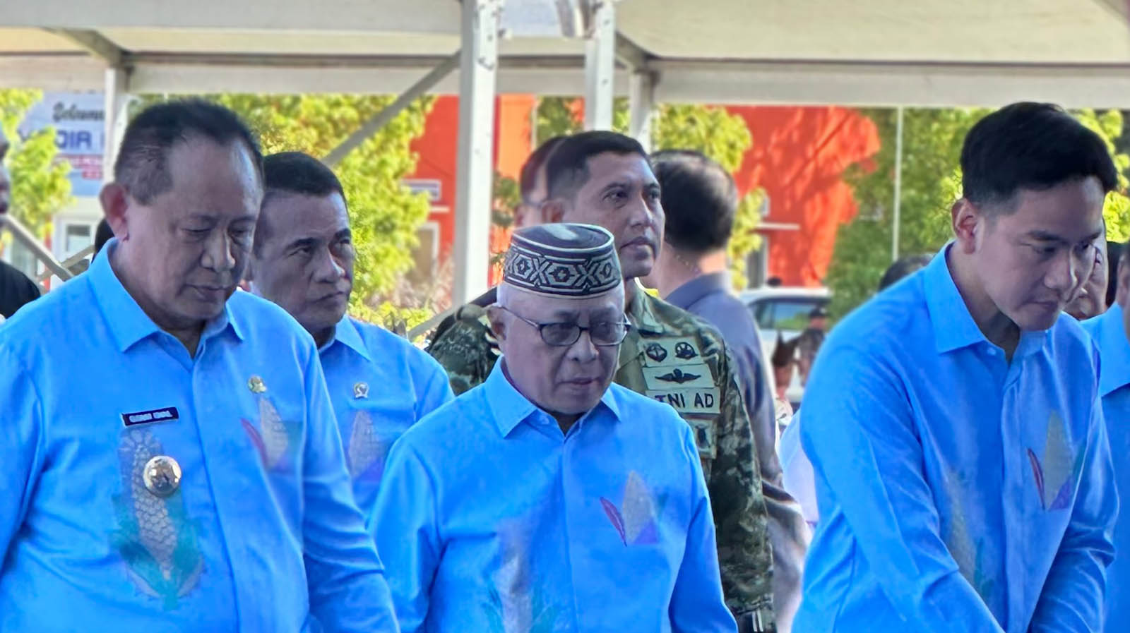 Wapres Gibran, Mentan Amran, Gubernur Gorontalo Gusnar Ismail bersama pejabat pusat dan daerah hadir di PENAS XVII. Kehadiran tokoh nasional ini dinilai jadi kebanggaan masyarakat Gorontalo. /Penagar.id