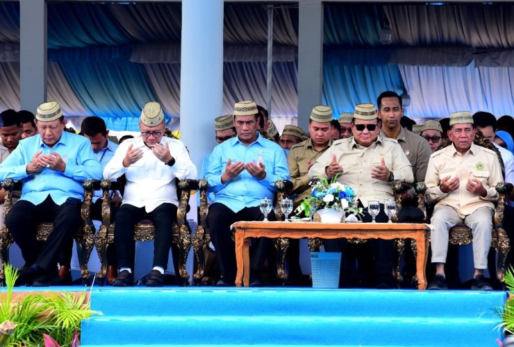Presiden Prabowo Subianto saat menghadiri puncak Pekan Nasional (PENAS) Petani dan Nelayan XVII di Kabupaten Gorontalo, Rabu (24/6/2026).(Foto : Dok. Ist.)