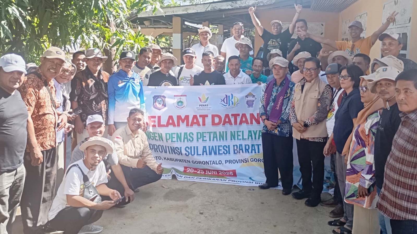 ontingen Sulawesi Barat mengikuti rangkaian kegiatan Pekan Nasional (PENAS) Petani Nelayan XVII Tahun 2026 di Provinsi Gorontalo./Penagar.id
