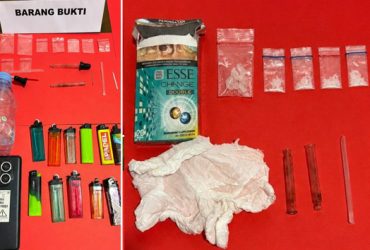 Sejumlah barang yang diduga berkaitan dengan tindak pidana narkotika diamankan Satresnarkoba Polres Pohuwato.(Foto: Dok. Polri)