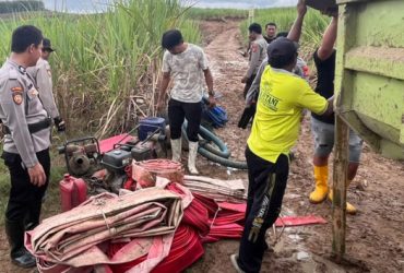 Polres Boalemo saat melakukan penertiban terhadap aktivitas Pertambangan Emas Tanpa Izin (PETI) di sejumlah wilayah Kabupaten Boalemo.(Foto: Dok. Polri)