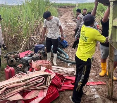 Polres Boalemo saat melakukan penertiban terhadap aktivitas Pertambangan Emas Tanpa Izin (PETI) di sejumlah wilayah Kabupaten Boalemo.(Foto: Dok. Polri)